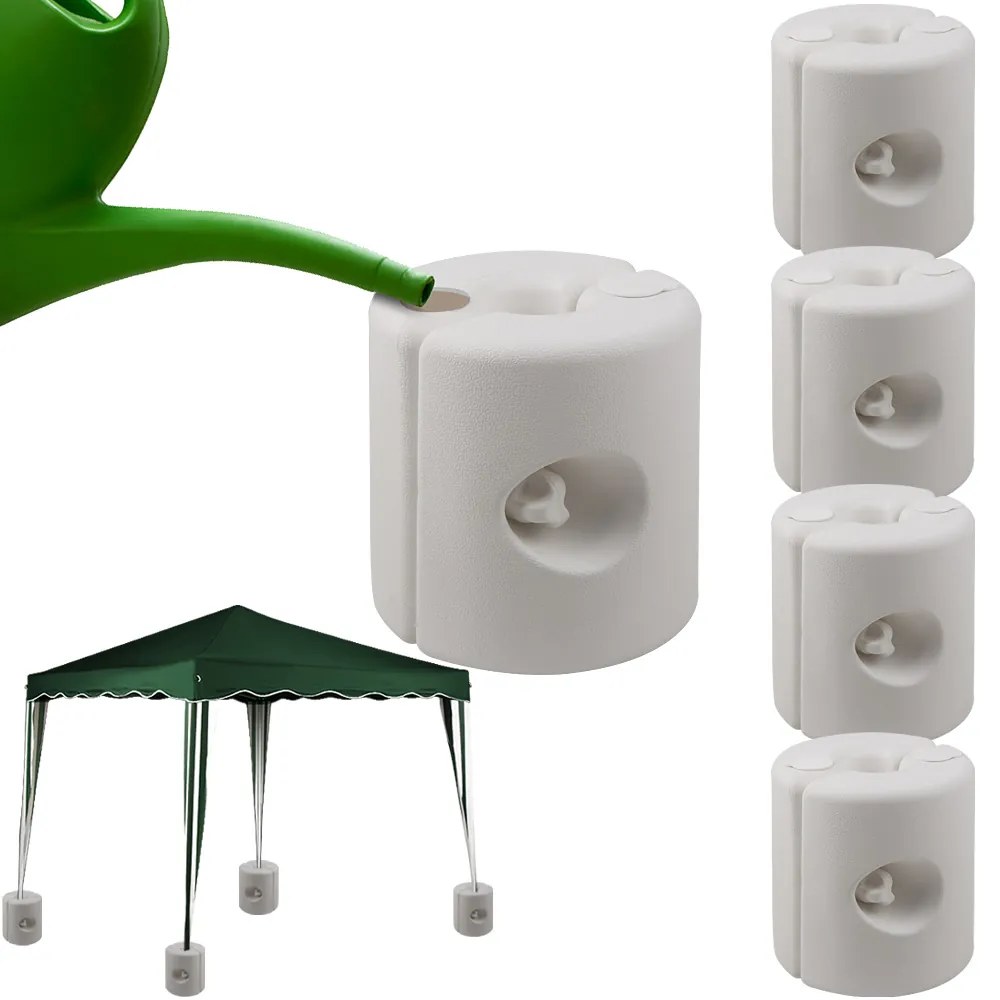 Casaria® Súly készlet pavilonhoz - 4 db fehér