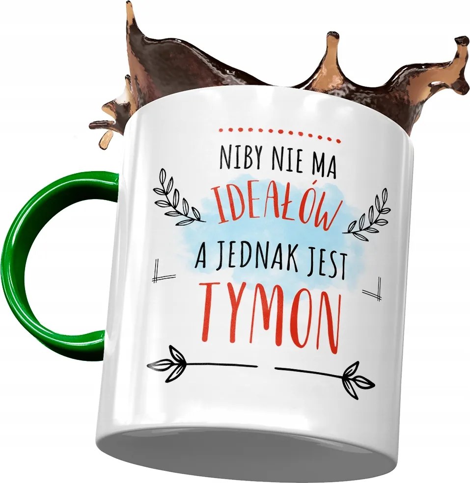 Zöld bögre Timon Férj Kolléga Ajándék Nyomtatott Fotóval