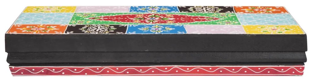 Fali Polcok 2 db 40x20x6 cm Tömbfa Mangó