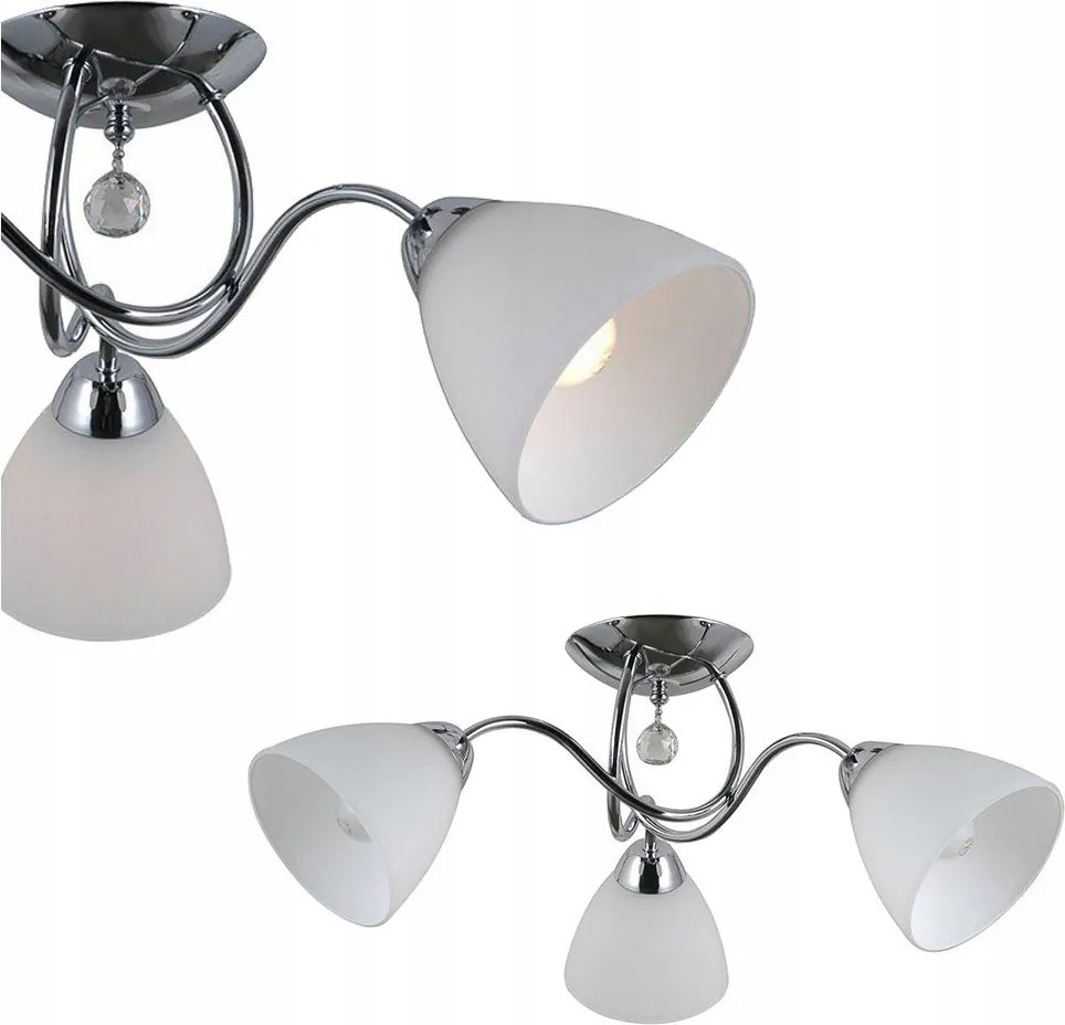Mennyezeti lámpa króm Lugano PND-5643-3 Italux