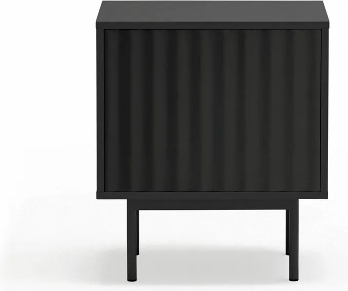 Fekete matt éjjeliszekrény Sierra – Teulat