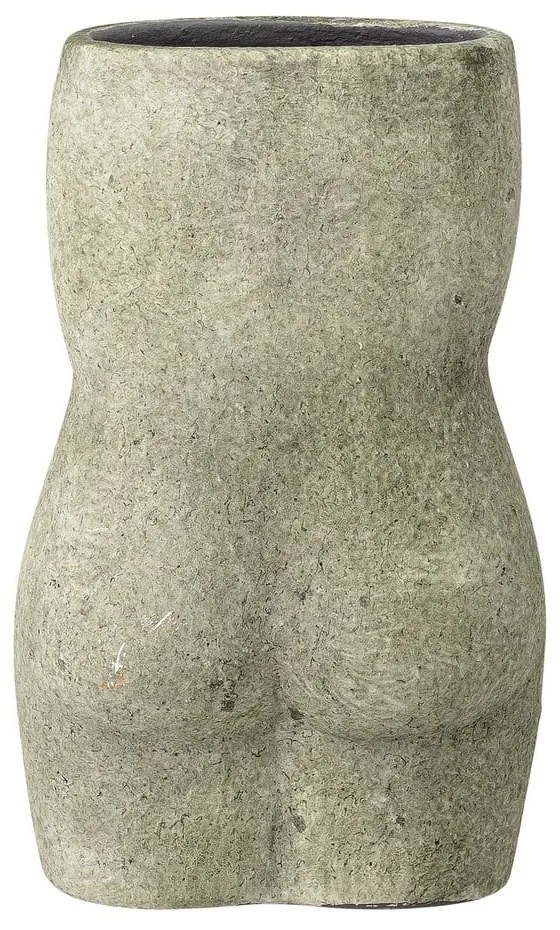 Emeli szürkészöld terrakotta váza, magasság 16 cm - Bloomingville