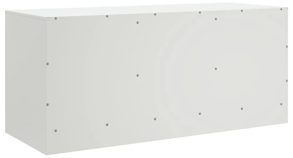 fehér acél TV-szekrény 99 x 39 x 44 cm