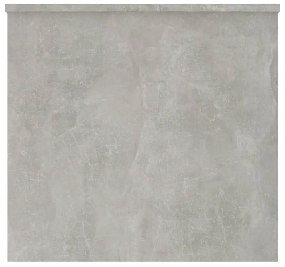 betonszürke szerelt fa dohányzóasztal 102 x 55,5 x 52,5 cm
