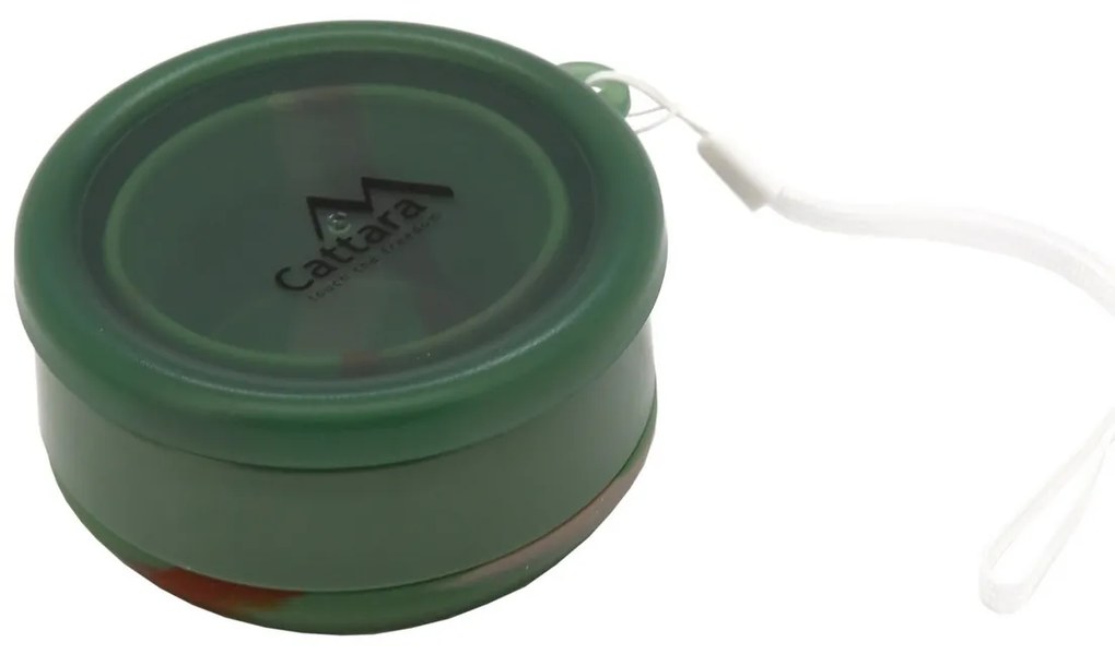 Cattara Army szilikon összecsukható pohár, 350 ml