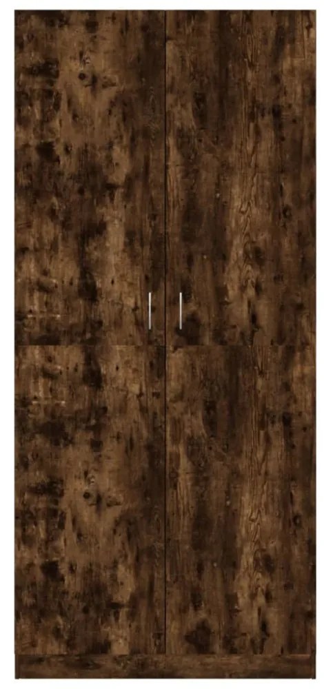 vidaXL füstös tölgy színű szerelt fa ruhásszekrény 80 x 52 x 180 cm