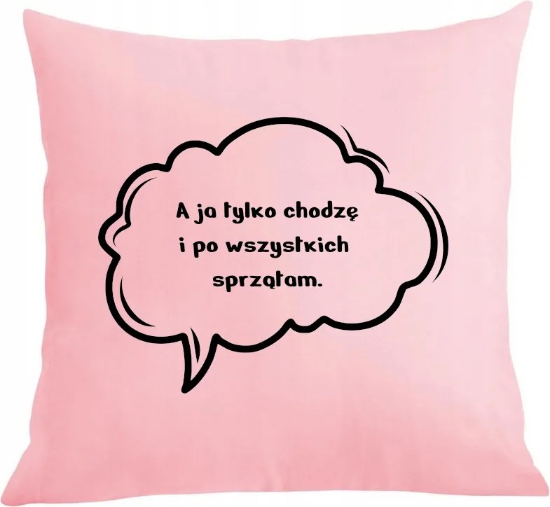 Párna párnahuzat Mindenkit takarítok