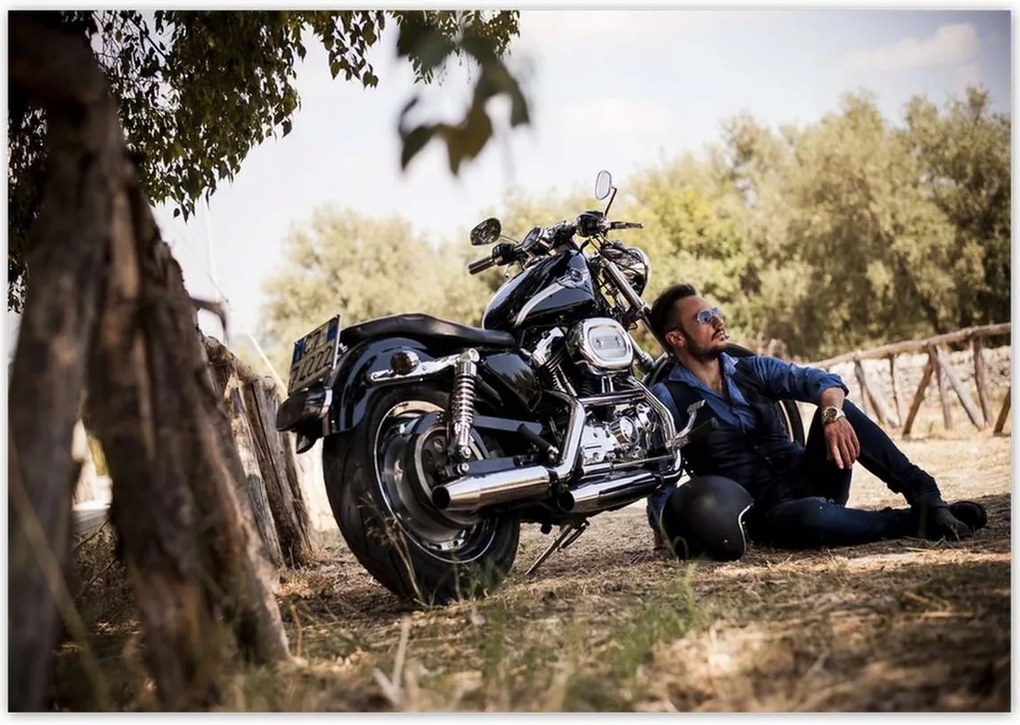 Poszterek 100x70 Motorkerékpár Klasszikus Motor