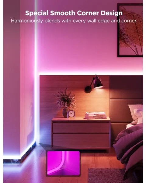 Govee - Neon MATTER LED saroksín 5m RGBIC Wi-Fi