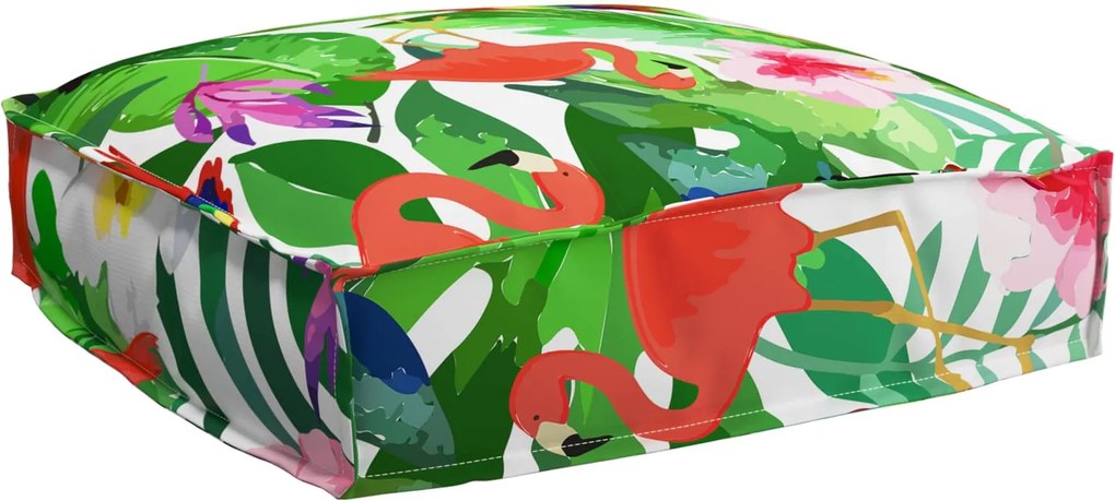 vidaXL Párna Virágos Sokszínű 50 x 50 x 12 cm Oxford Szövet