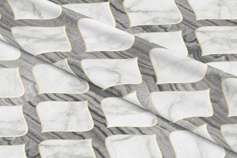 Story Szövet Függöny Anyag Meteráru Szürke Minták