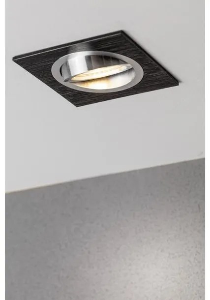 Lámpa Mennyezeti lámpatest MORENA, IP20, négyzet, fekete