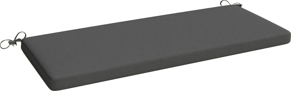 Outsunny párnázott kerti padpárna 110 x 46 x 6,5 cm, 2 személyes, levehető huzattal, UPF 30+, vízálló, rögzítőszíjak — Aosom