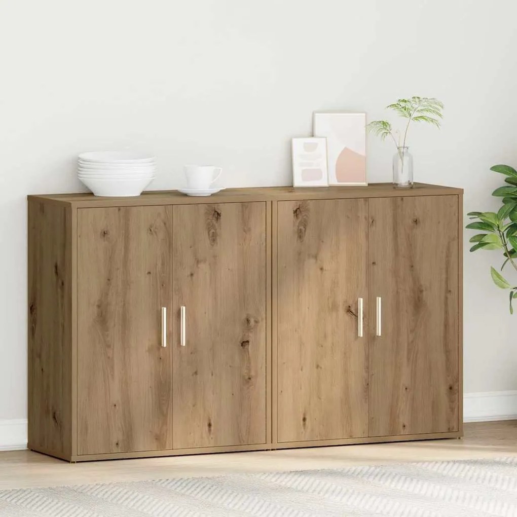 Magasfiú 2 pcs kézműves tölgy 60 x 31 x 70 cm Faanyag