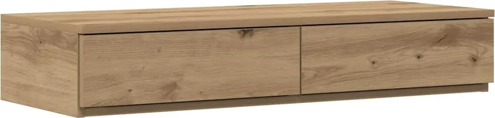 vidaXL Ágyfiókok fiókkal Artisan tölgy 80 x 36,5 x 16,5 cm Faanyag