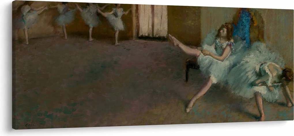 Kép - Edgar Degas, Before the Ballet, reprodukciók (120x50 cm)