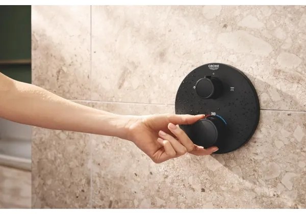 GROHE 348832430 - VITALIO START 250 mm zuhanyszett, fekete