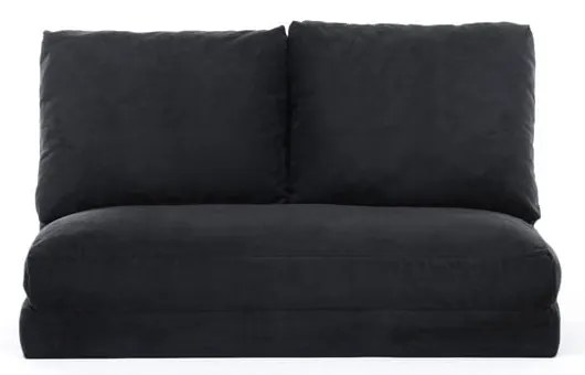 Fekete kinyitható kanapé 120 cm Taida – Balcab Home
