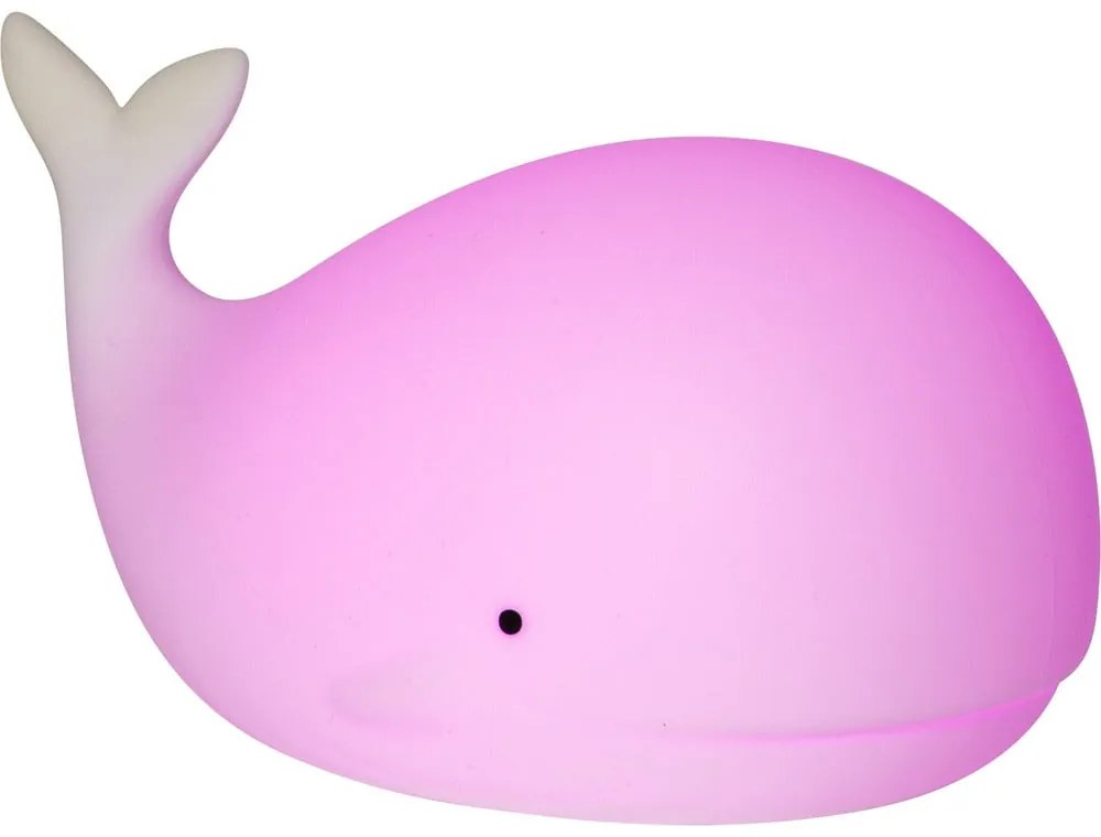 Fehér LED gyerek éjjeli lámpa Whale - Star Trading
