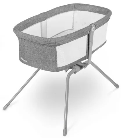 Lionelo - Utazóágy 3 az 1-ben MALIN Grey Stone