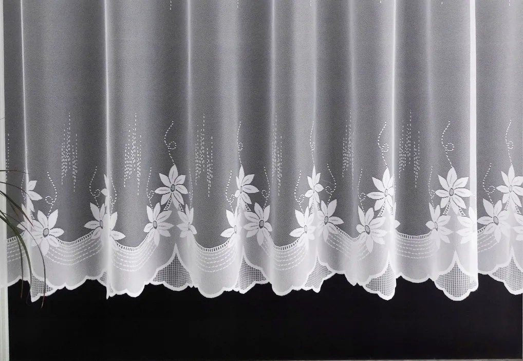 Mg Függöny jacquard 30441H Fehér 250cm magas pol 0,5m