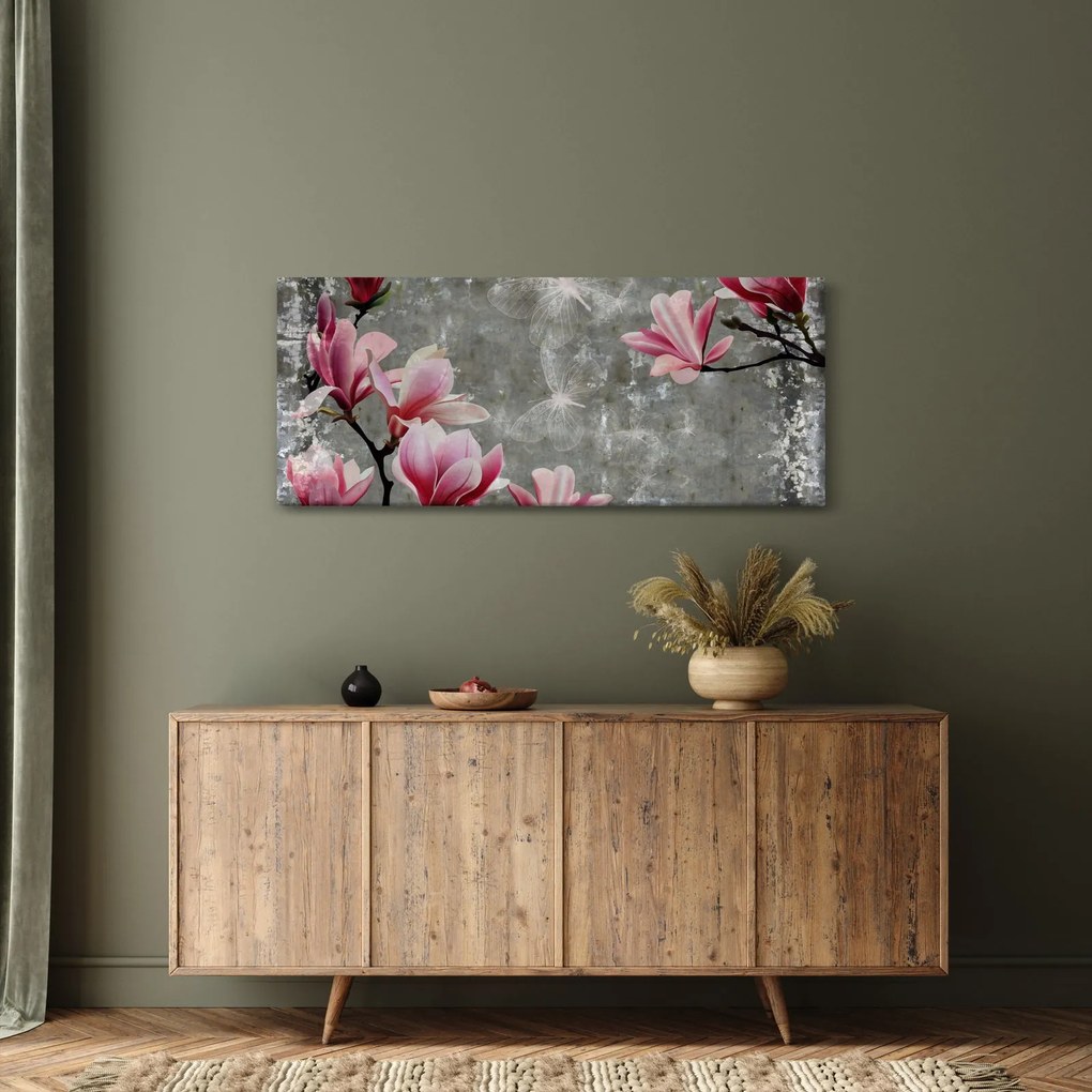 Kép virággal (120x50 cm)