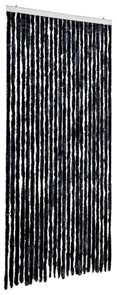 antracitszürke zsenília rovarfüggöny 100 x 200 cm