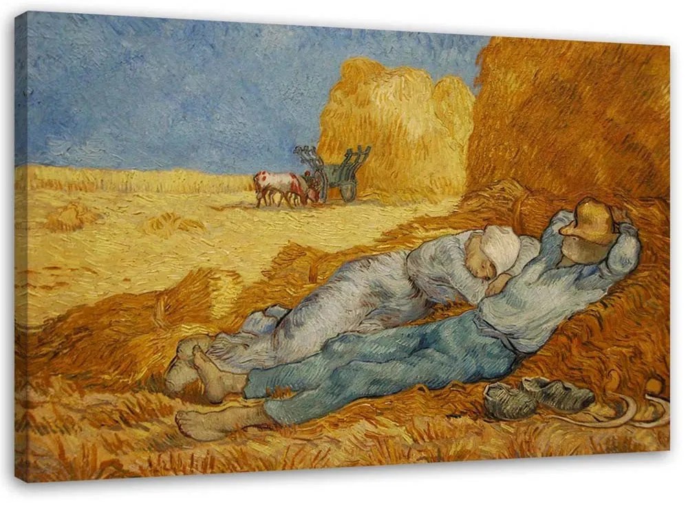 Gario Vászonkép Szieszta - Vincent van Gogh reprodukció Méret: 120 x 80 cm