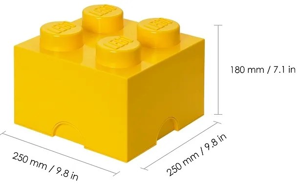 Tároló doboz 4-es, többféle - LEGO Szín: růžová