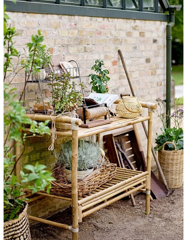 Bambusz lámpás 16 cm Malda – Bloomingville