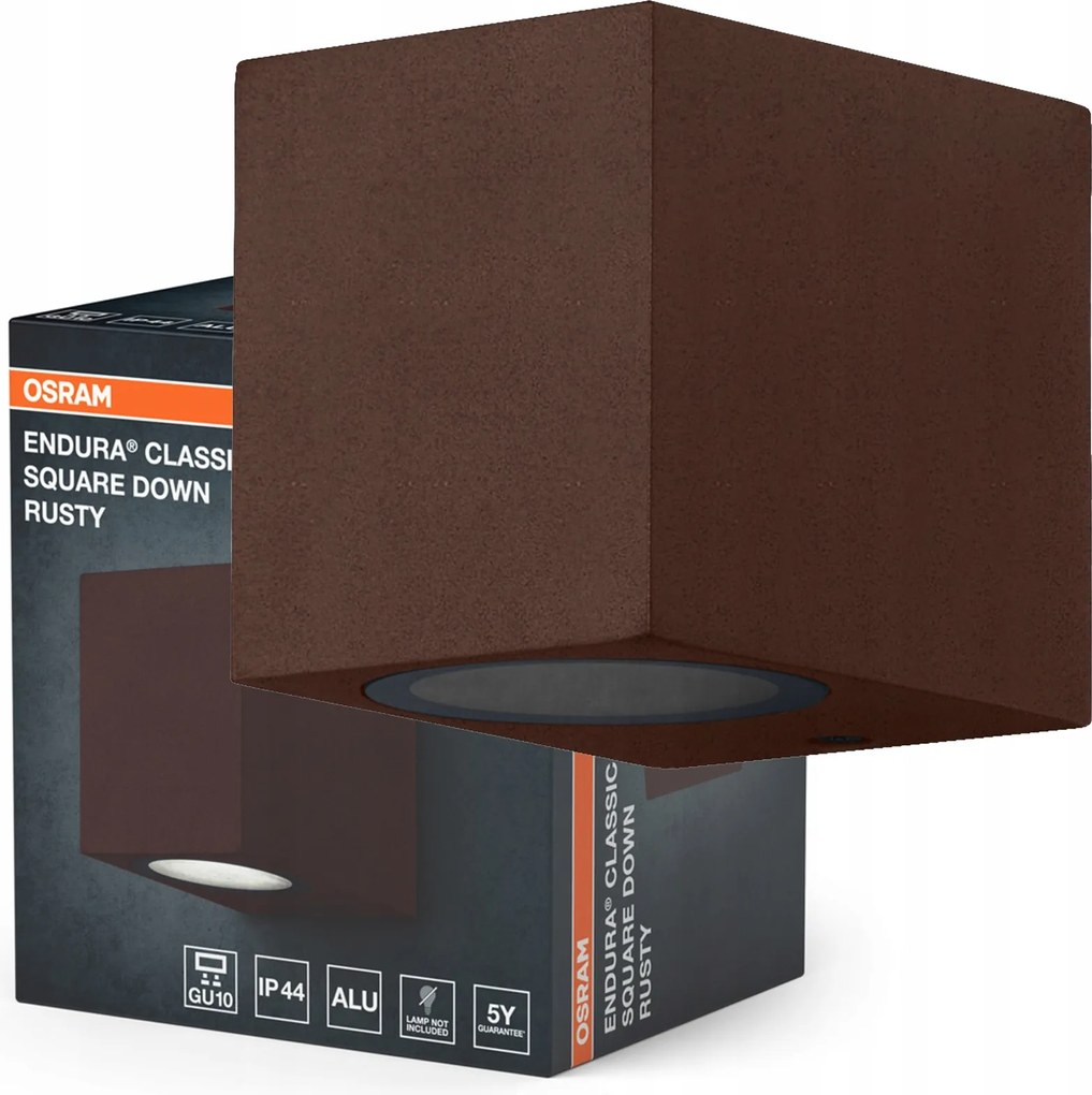 Kerti fali lámpa Kültéri homlokzati lámpa GU10 Barna IP44 Endura Osram