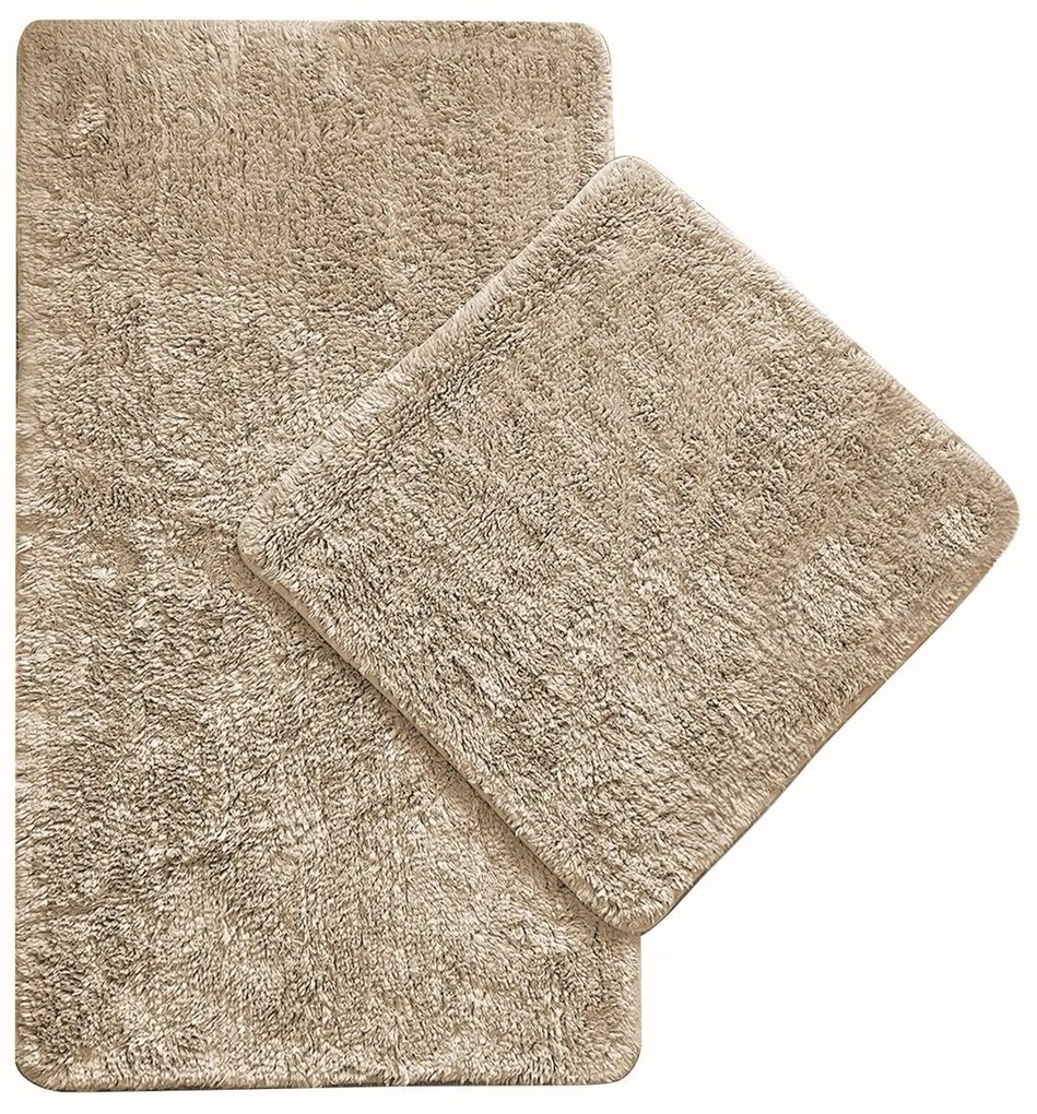 Fürdőszobaszőnyeg Szett (2 db) Cotton Basic - Stone