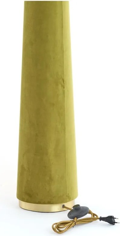 Zöld állólámpa textil búrával (magasság 168 cm) Devia – Light &amp; Living