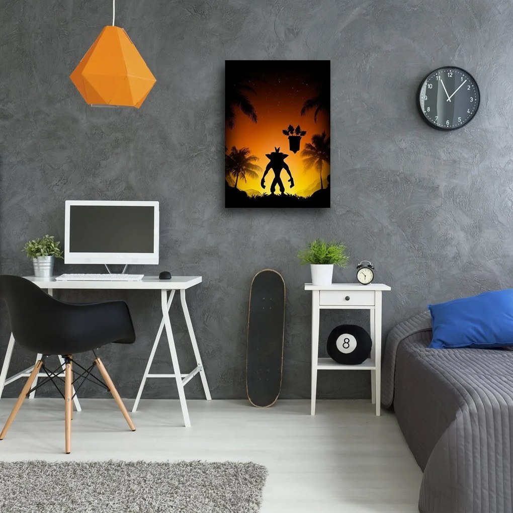 Gario Vászonkép Egy játék karakterének árnyéka - DDJVigo Méret: 70 x 100 cm