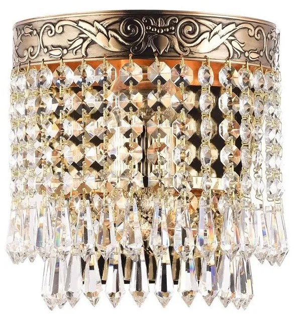 Maytoni DIA890-WL-01-G - Fali lámpa PALACE 1xE27/60W/230V