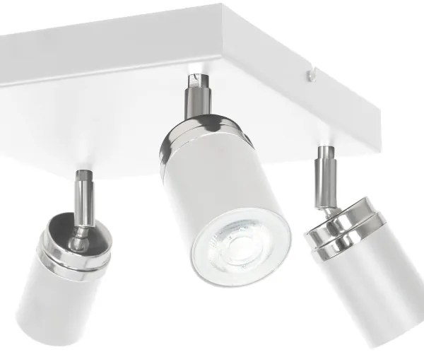 Spotlámpa RENO 4xGU10/8W/230V fehér/króm