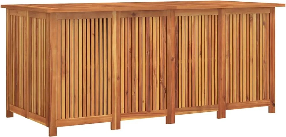 vidaXL tömör akácfa kerti tárolóláda 175x80x75 cm