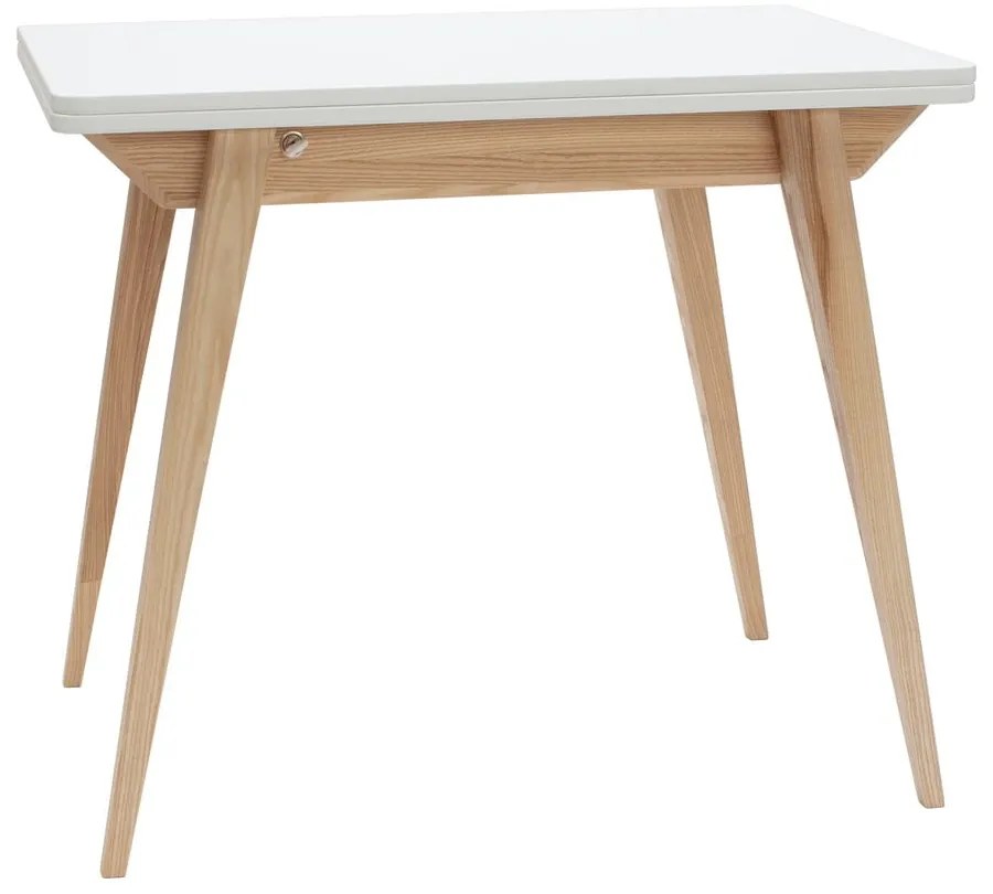 Bővíthető étkezőasztal fehér asztallappal 65x90 cm Envelope – Ragaba