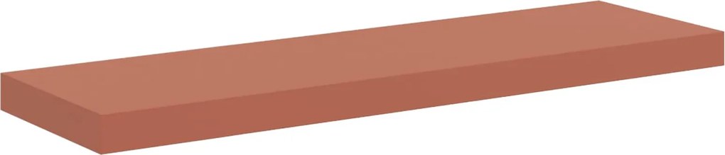 vidaXL Falpolc Falra szerelhető Piros 80 x 23,5 x 4 cm Faanyag