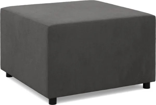 Zeus puff, szövet anyag, 70x70, szürke