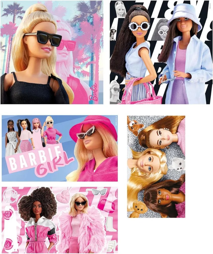 Barbie Girl 10 az 1-ben puzzle Clementoni