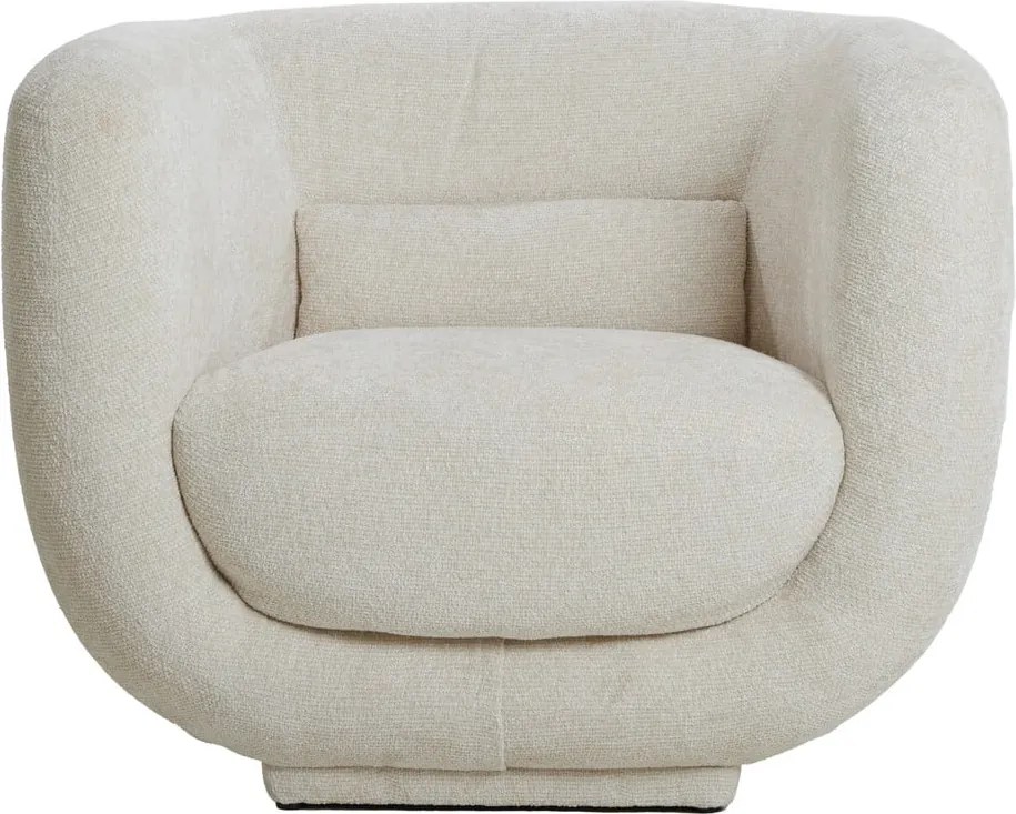 Krémszínű fotel Kialy – Light & Living