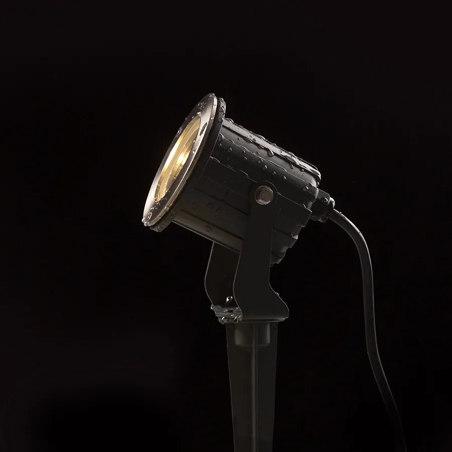 RENDL BLUESTAR leszúrható antracit 230V LED GU10 8W IP65