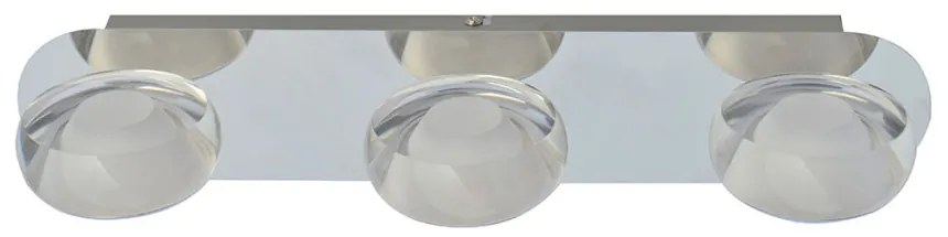 Italux STEVEN ZWB-0001-03 CH Süllyesztett mennyezeti lámpa 3x5W/LED