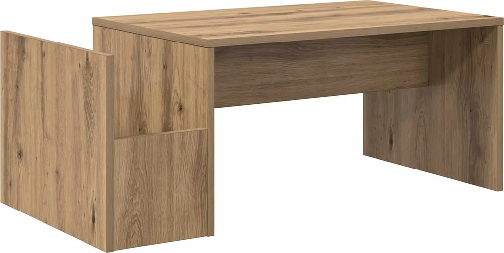 vidaXL Dohányzóasztal Artisan tölgy 90 x 45 x 35 cm Faanyag