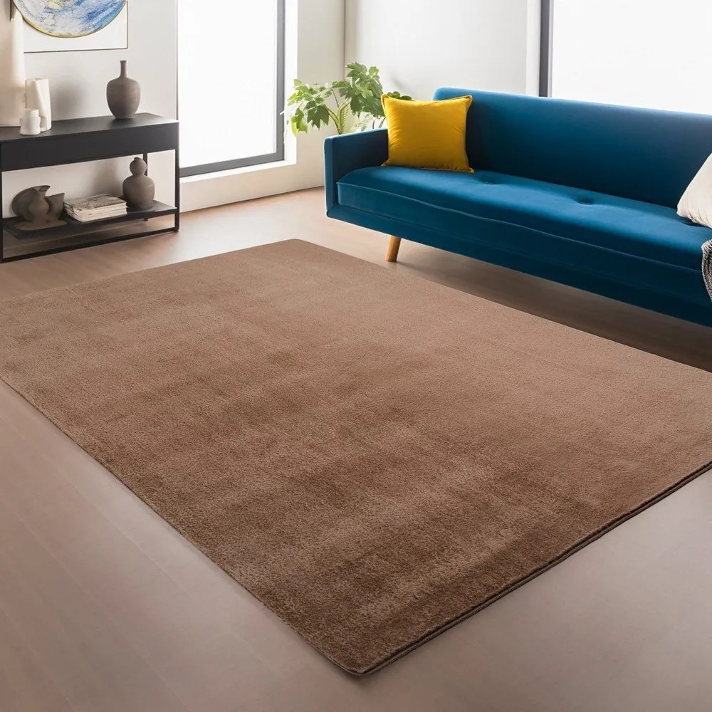 Terrakotta színű mosható szőnyeg 60x100 cm Joy 1400 – Ayyildiz Carpets