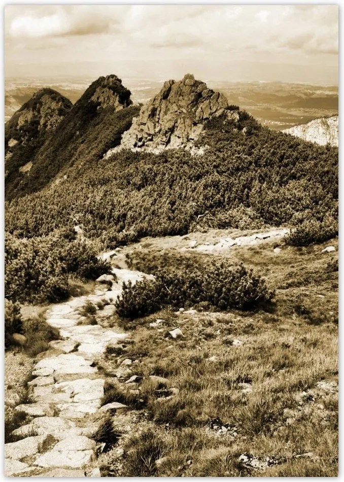 Poszterek A4 Pion Tátra Lengyel hegyek Kilátás