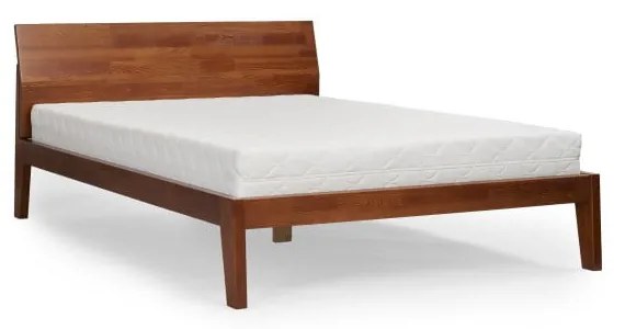 Agava Dark kétszemélyes tömör borovi fenyő ágy, 160 x 200 cm - SKANDICA