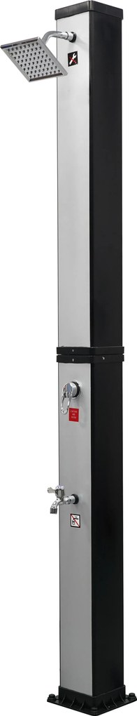 Furnigo Solárzuhany Square 40 L - ezüst