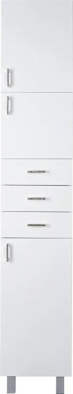 Viva STYLE fürdőszobai ÁLLÓSZEKRÉNY 192 magas POLCOS - JOBBOS - 35 x 33 x 192 cm